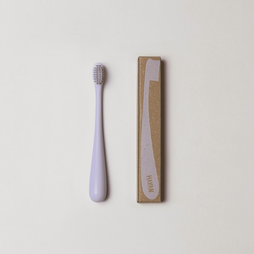 ※재고정리｜[바이하얀] No. 001 Lilac Toothbrush(키즈용 칫솔) - 바이올렛
